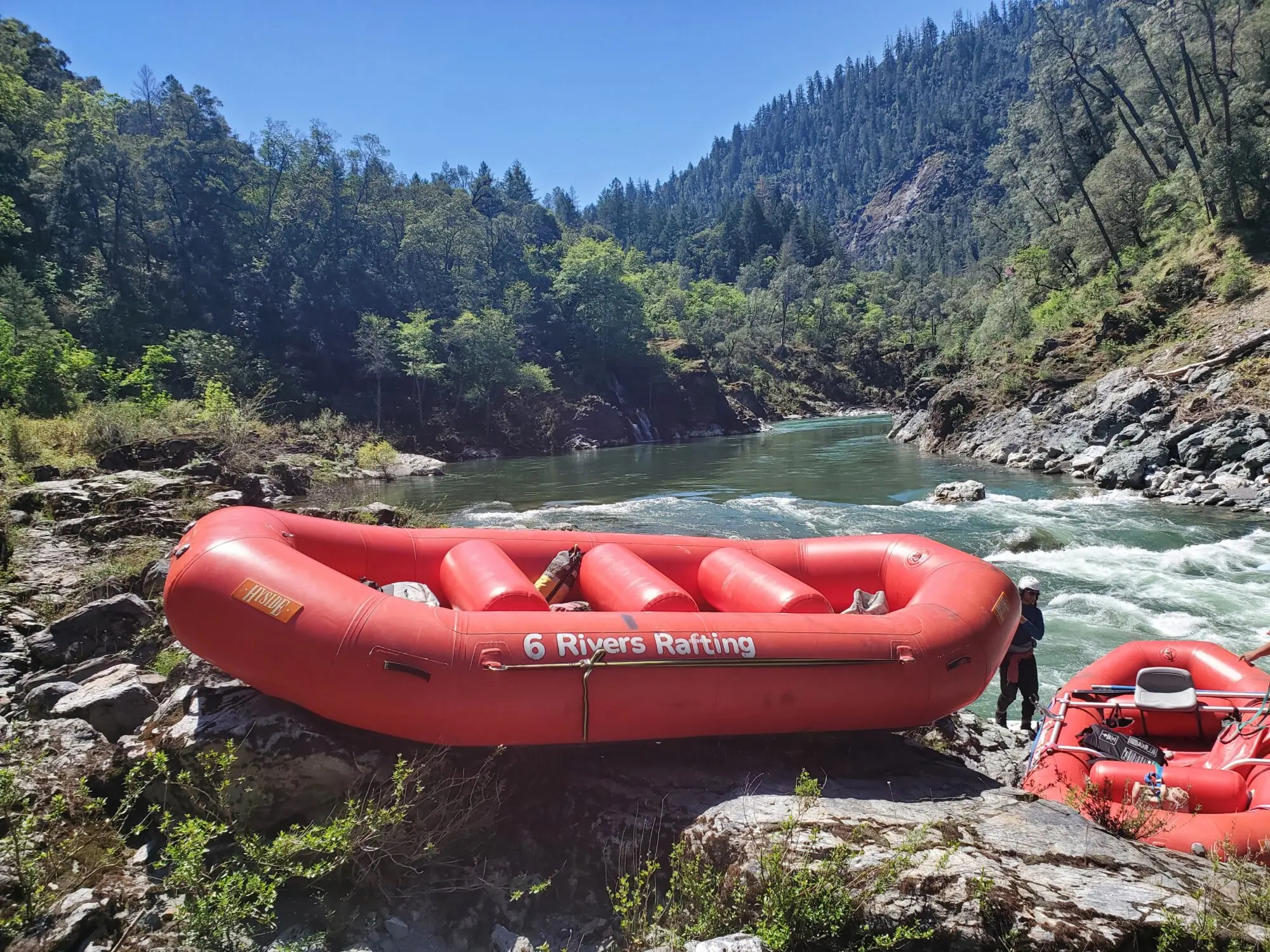Whitewater rafting Trinity River