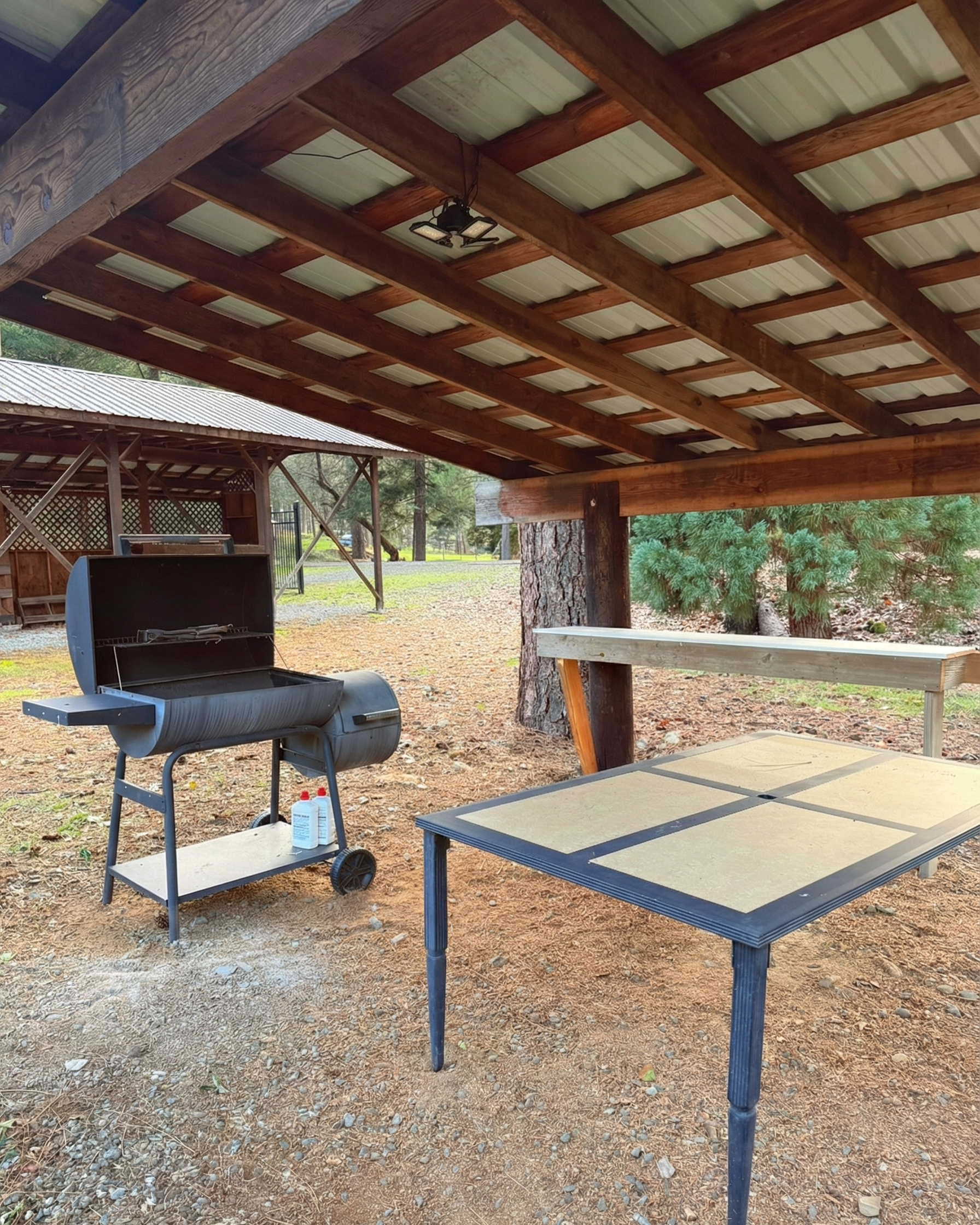 BBQ grill area