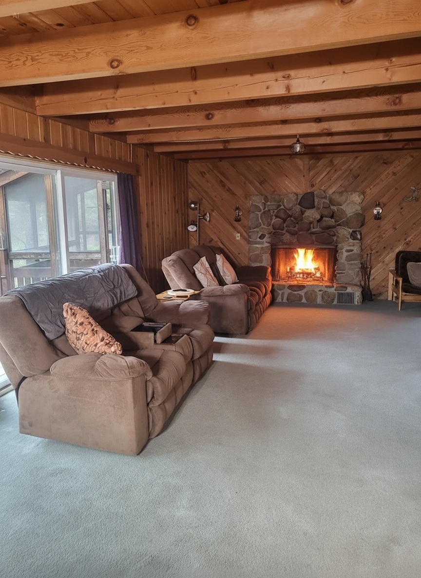 Living room entertainment area