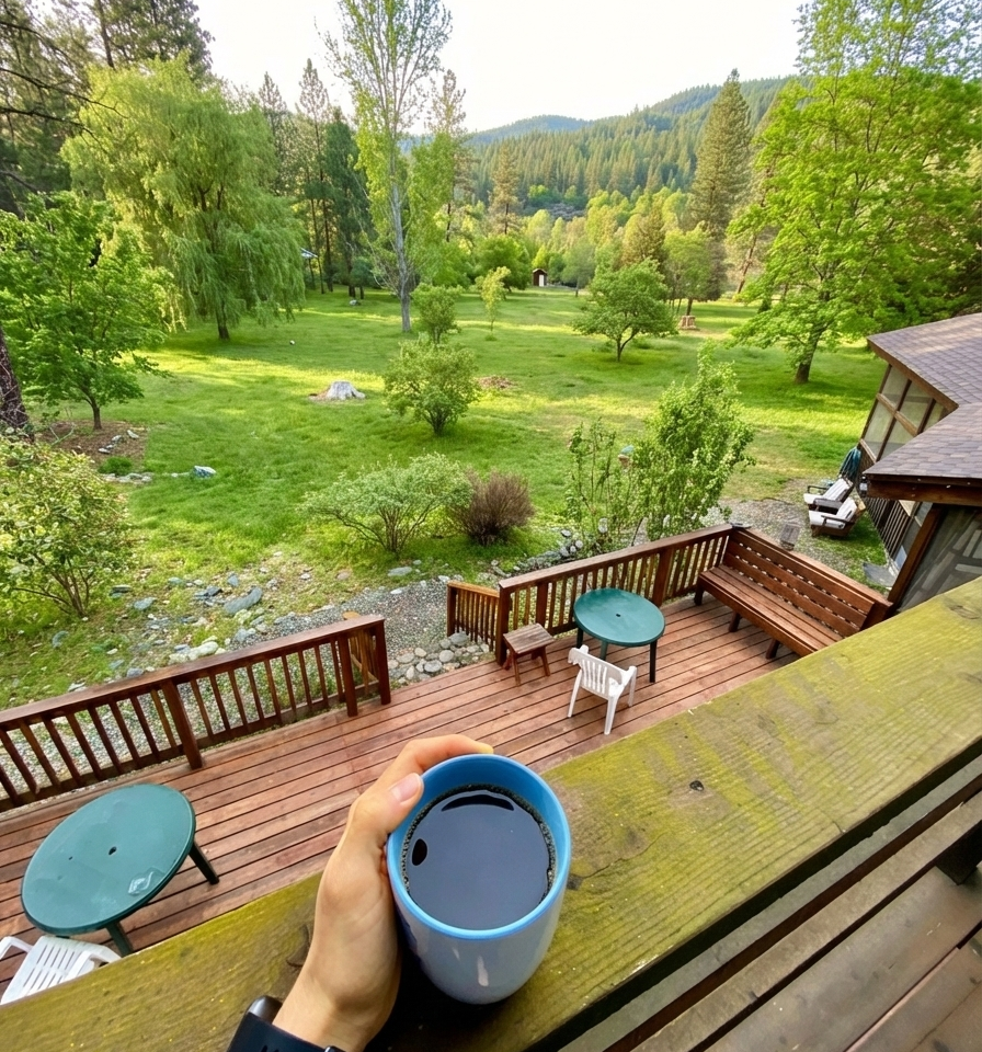 Bedroom balcony view